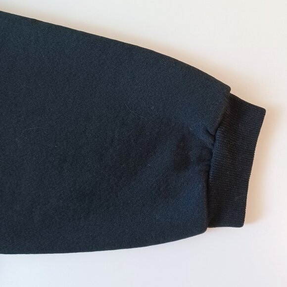 Womens M Black Swearshirt With Rollerblader Embroidery - Picture 3 of 10